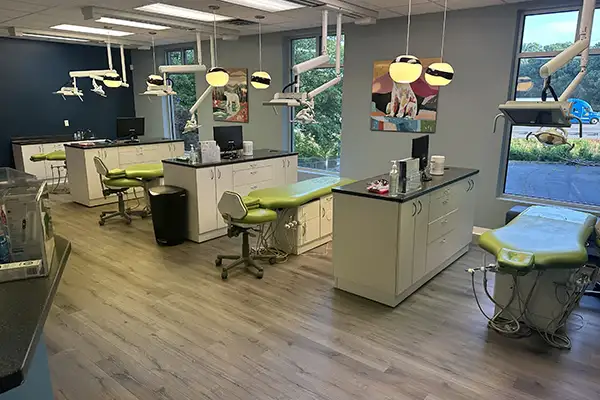 Operatory at NC Pediatric Dentistry's Advance Pediatric Dentistry location.