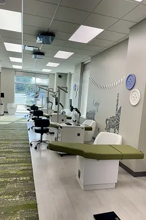 Operatories at Mint Hill pediatric office near Hidden Valley.